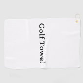 Serviette De Golf Créez Votre Propre Promotion de Marque Simple (Horizontal)