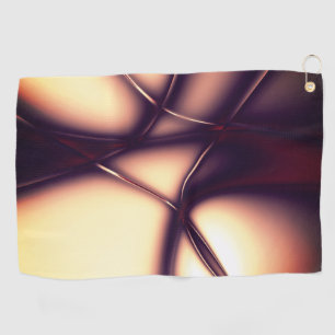 Serviette De Golf Crème beige brûlée sous une ligne claire ressemble
