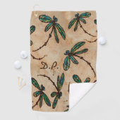 Serviette De Golf Crème rustique Flit Dragonfly (En situation)
