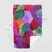 Serviette De Golf Crête de couleur (En situation)