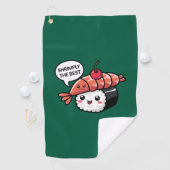 Serviette De Golf creuser le meilleur kawaii sushi (En situation)