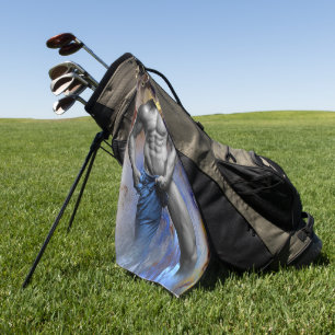 Serviette De Golf cri de SlipperyJoe au physique d'homme musclé en n