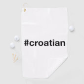 Serviette De Golf croate (En situation)