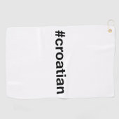 Serviette De Golf croate (Horizontal)