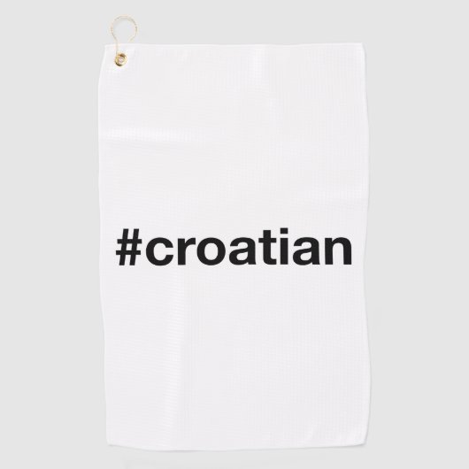 Serviette De Golf croate (Devant)