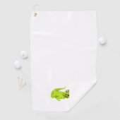Serviette De Golf Crocodile sur blanc (En situation)