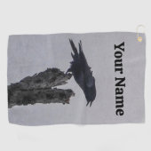 Serviette de golf Crow (Horizontal)