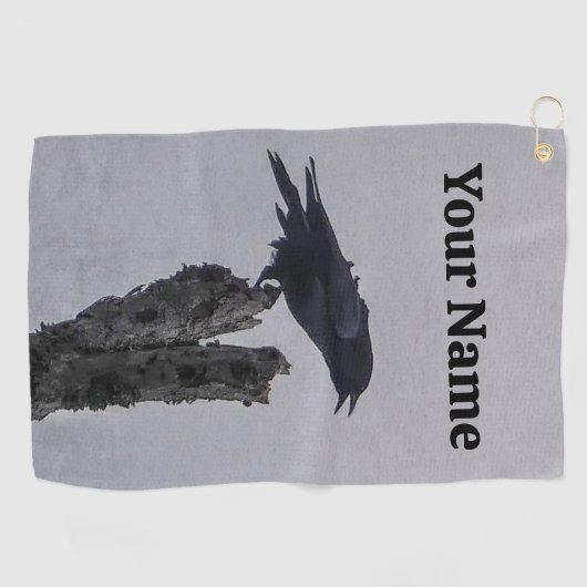 Serviette de golf Crow (Horizontal)