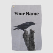 Serviette de golf Crow (Devant)