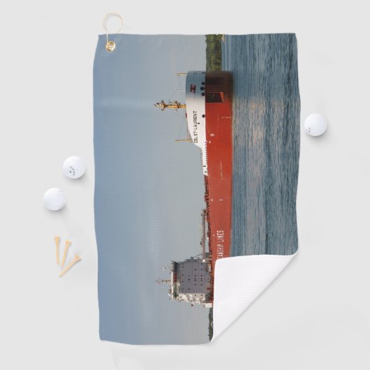 serviette de golf CSL St. Laurent (En situation)