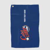 Serviette De Golf Cuba Libre Motto sur une   (Devant)