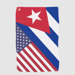 Serviette De Golf Cubain / American Golf Towel, Cuba & Amérique