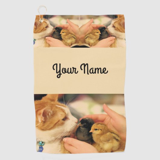 Serviette De Golf Cubes (Devant)