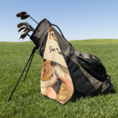 Serviette De Golf Cubes (Vert)