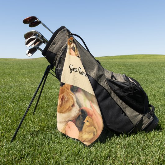 Serviette De Golf Cubes (Vert)