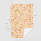 Serviette De Golf Cuisine estivale avec contours de glace (En situation)