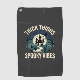 Serviette De Golf Cuisses Épaisses d'Halloween Vibes Sombres Maison