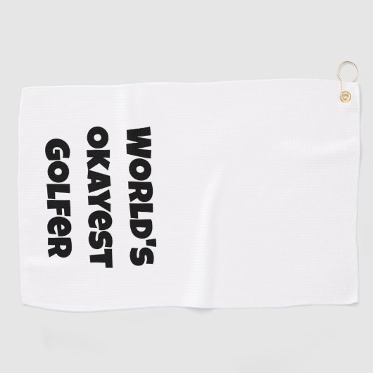 Serviette De Golf Custom Create Your Own Funny Golf (Horizontal)