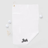 Serviette De Golf Custom Create Your Own Golf (En situation)