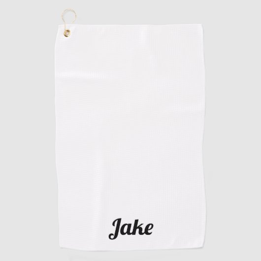 Serviette De Golf Custom Create Your Own Golf (Devant)