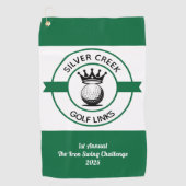 Serviette De Golf Custom Create Your Own Golf Tournament (Devant)