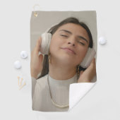 Serviette De Golf Custom Full Photo Modern  (En situation)