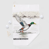 Serviette De Golf Custom golf towel (En situation)