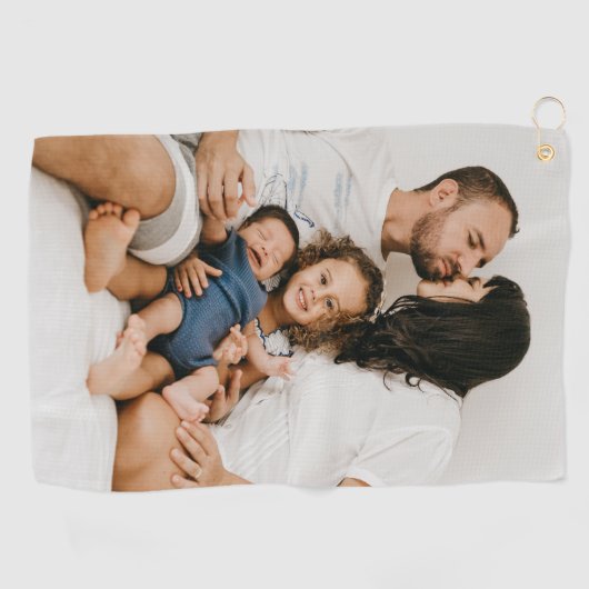 Serviette De Golf Custom Photo (Horizontal)