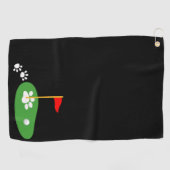 Serviette de golf Customisée personnalisée unique (Horizontal)
