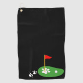 Serviette de golf Customisée personnalisée unique (Devant)