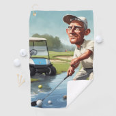 Serviette De Golf Cute (En situation)