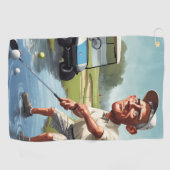Serviette De Golf Cute (Horizontal)