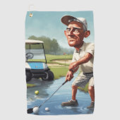 Serviette De Golf Cute (Devant)