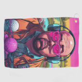 Serviette De Golf Cute (Horizontal)