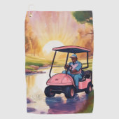 Serviette De Golf Cute (Devant)