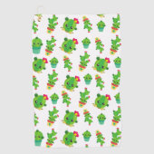 Serviette De Golf Cute Cactus, Green Cactus, Motif Cactus (Devant)