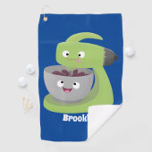 Serviette De Golf Cute cake mixer cuisine appareil dessin animé (En situation)