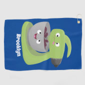 Serviette De Golf Cute cake mixer cuisine appareil dessin animé (Horizontal)