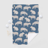 Serviette De Golf Cute Capybara (En situation)