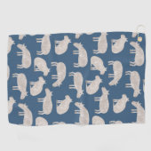 Serviette De Golf Cute Capybara (Horizontal)