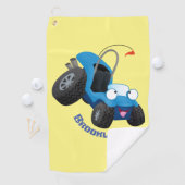Serviette De Golf Cute dune buggy off road vehicle cartoon  (En situation)