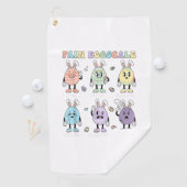 Serviette De Golf Cute Eggs Pain Scale Nurse Triage ICU Assessment E (En situation)