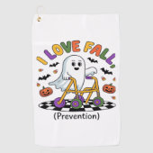 Serviette De Golf Cute I Love Fall Prevention Physique Thérapie Fant (Devant)