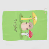Serviette De Golf Cute kawaii champignon champignon toadstool (Horizontal)
