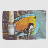 SERVIETTE DE GOLF CUTE MACAW (Horizontal)