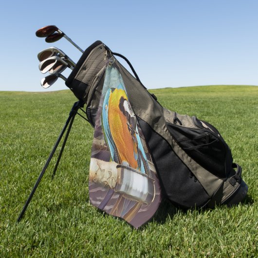 SERVIETTE DE GOLF CUTE MACAW (Vert)