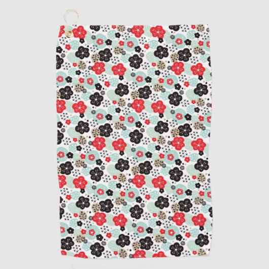 Serviette De Golf Cute motif japonais design Coque-Mate iPhone Cas (Devant)