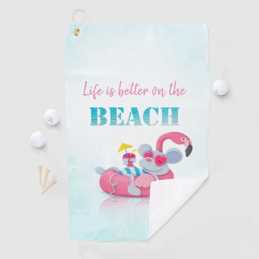 Serviette De Golf Cute Mouse Plage élégante (En situation)