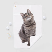 Serviette De Golf Cute tabby Chat (En situation)