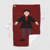 Serviette De Golf Cute Vampire Halloween (En situation)